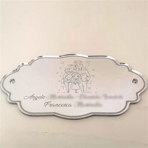 Segnaposto a forma di angioletto con targhetta personalizzata