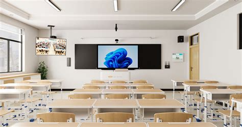Foto interna di un'aula moderna dell'Istituto