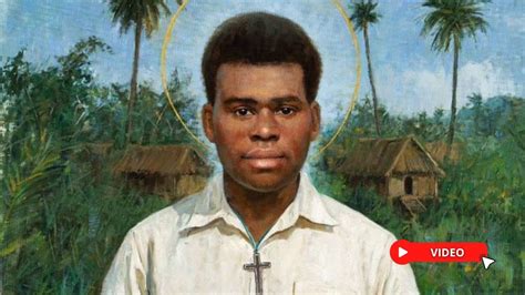 Ritratto di Peter To Rot, primo Beato della Papua Nuova Guinea