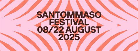 Locandina del Santommaso Festival 2025 all'Eremo Club con gli artisti principali