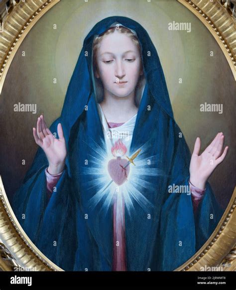 Immagine artistica del Cuore Immacolato di Maria o del Sacro Cuore di Gesù