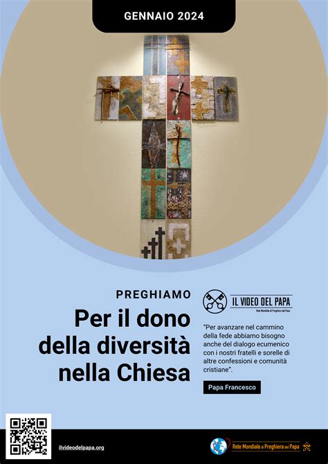Schema illustrativo della diversità dei carismi nella Chiesa che convergono verso l'unità