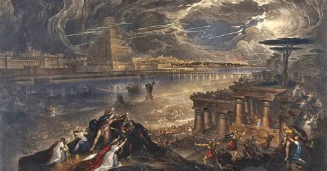 Rappresentazione della Conquista di Babilonia di John Martin