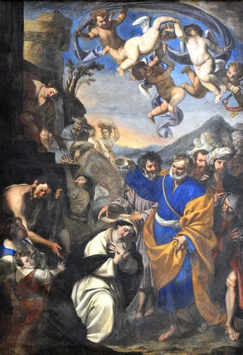 San Pietro che battezza Santa Candida di Pacecco De Rosa, 1654