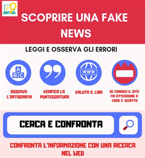 Infografica: come riconoscere una fake news