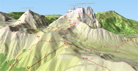 Mappa dei sentieri escursionistici intorno a Mont Saint-Michel