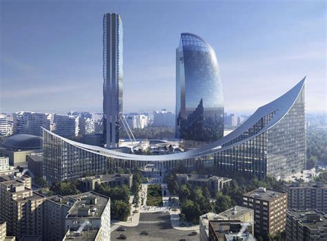 Foto moderna del complesso CityLife a Milano