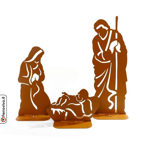 Esempio di icona vettoriale di natività stilizzata o in silhouette