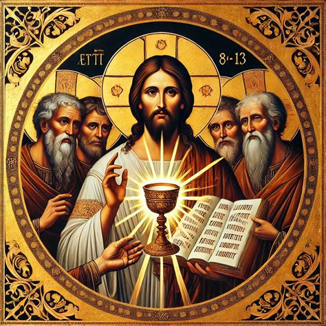 illustrazione della Nuova Alleanza sigillata dal Sangue di Cristo