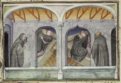 Monaca in preghiera nella sua cella