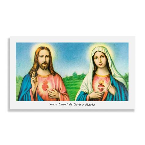 icona del Sacro Cuore di Maria con spine e fiori