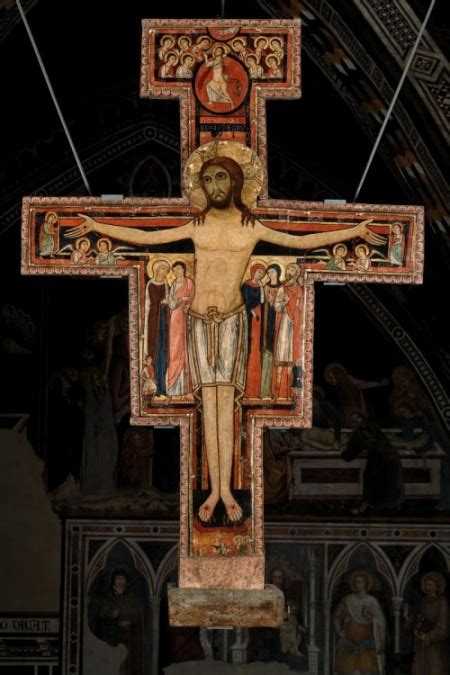 San Francesco ascolta il Crocifisso di San Damiano