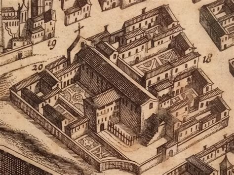 Illustrazione storica di un ospedale medievale