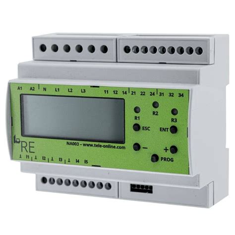 Esempi di relè di protezione di interfaccia conformi alle direttive ENEL DK 5940 e DK 5740, inclusi modelli ABB, Lovato Electric e Thytronic