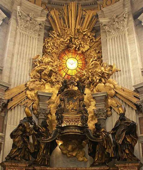 Fotografia della Cattedra di San Pietro di Bernini