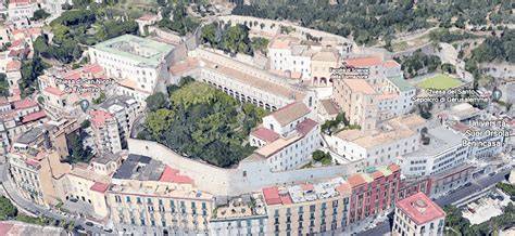 Mappa della sede principale dell'Università Suor Orsola Benincasa nel centro storico di Napoli
