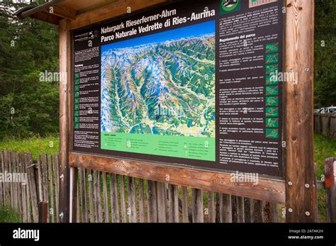 Mappa del Parco Naturale Vedrette di Ries-Aurina con evidenziato il comune di Perca
