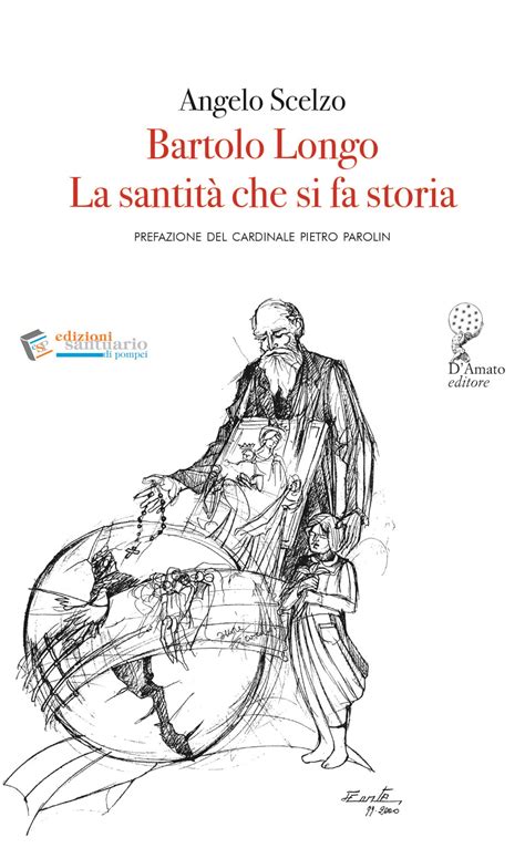 Illustrazione di Bartolo Longo che diffonde il Rosario