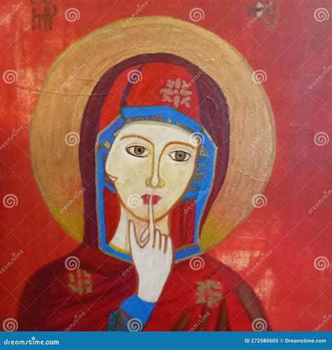 Illustrazione della Vergine Maria che tiene il Rosario