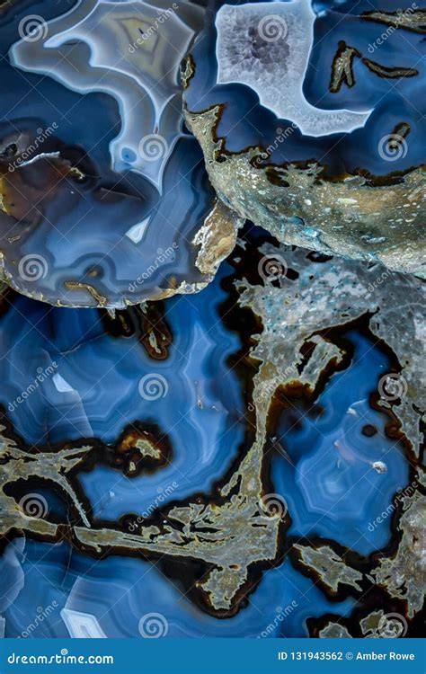 Pietra di Agata Blu lucidata