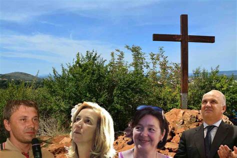Ritratto dei sei veggenti di Medjugorje in un momento di preghiera