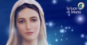rappresentazione iconografica dell'Immacolata Concezione con la Vergine circondata da luce e stelle