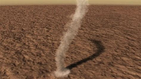 foto tematica/foto di un dust devil su Marte catturato da MRO HiRISE