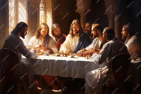 Rappresentazione di Gesù con gli apostoli
