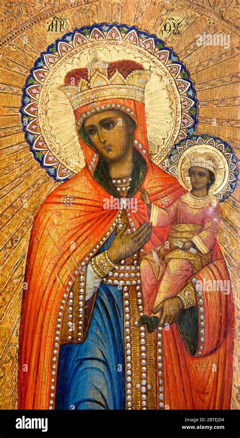 Icona bizantina della Hodigitria, Maria che indica il Bambino Gesù