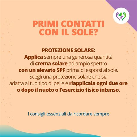 Infografica: Consigli per un'esposizione solare sicura