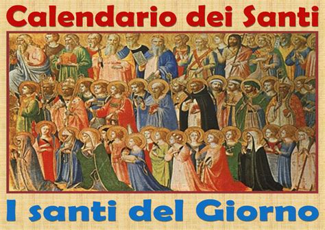 illustrazione di un antico calendario dei santi o un calendario con nomi evidenziati