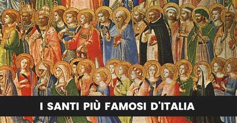 infografica dei santi più celebrati in Italia con le date dei loro onomastici