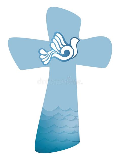 Illustrazione del Battesimo con acqua e Spirito Santo