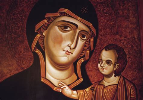 Illustrazione della Madonna della Madia con il Bambino Gesù