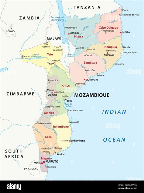 mappa del Mozambico e dell'Etiopia con evidenziate le aree di missione