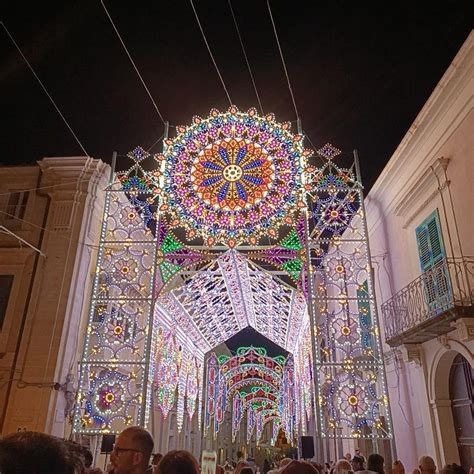 artistiche luminarie e processione di San Giuseppe a Ragusa