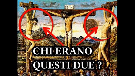 schema del dialogo tra Gesù e i due malfattori sul Calvario