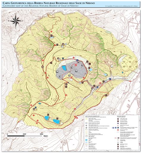 Mappa dettagliata dei sentieri escursionistici nella Riserva Naturale di Prà dell’Albi-Cei