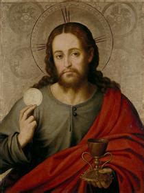 Rappresentazione artistica del Cristo Salvatore, opera di Vicente Juan Masip (1545-1550), custodita presso il Museo del Prado di Madrid