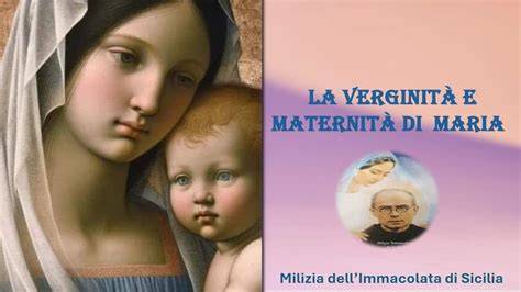 Schema teologico della triplice verginità di Maria: ante partum, in partu e post partum.