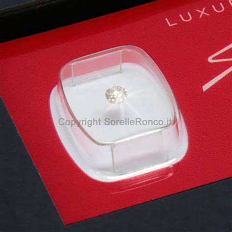 Blister con diamante naturale personalizzato e foto