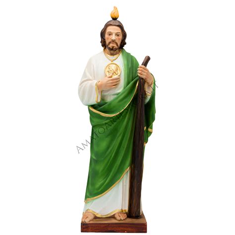 Statua di San Giuda Taddeo con la mazza, simbolo del suo martirio