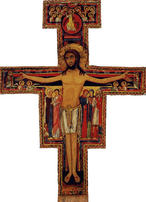 Crocifisso di San Damiano, primo piano dell'icona bizantina