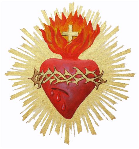 Iconografia del Sacro Cuore di Gesù: il cuore trafitto, simbolo di amore e redenzione