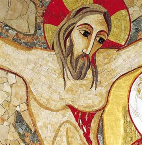 Rappresentazione artistica del Sacro Costato di Gesù con simboli di carità e redenzione