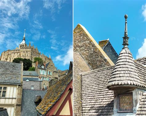 Veduta panoramica di Mont-Saint-Michel con la sua abbazia arroccata sulla roccia