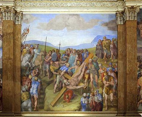 La Crocifissione di San Pietro di Michelangelo nella Cappella Paolina