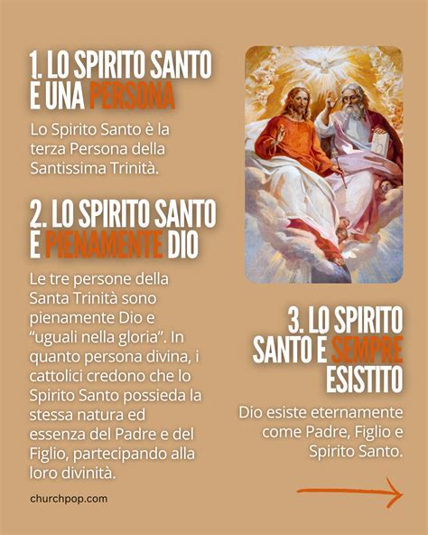 infografica che riassume i tre pilastri della Trinità: Padre Creatore, Figlio Redentore, Spirito Santificatore