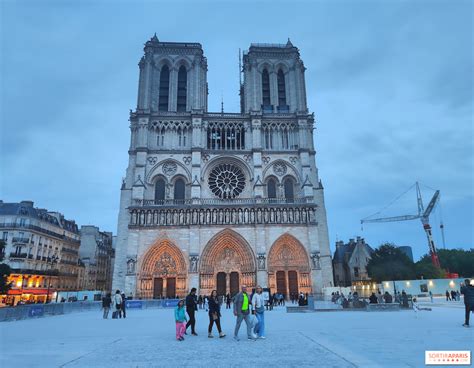 Piazza del sagrato di Notre-Dame con il