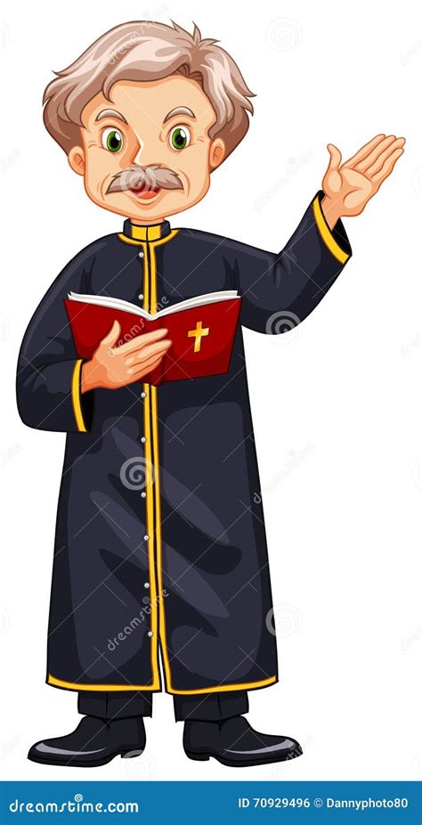 illustrazione di un sacerdote che celebra le esequie senza Messa, con la bara posta davanti all'altare